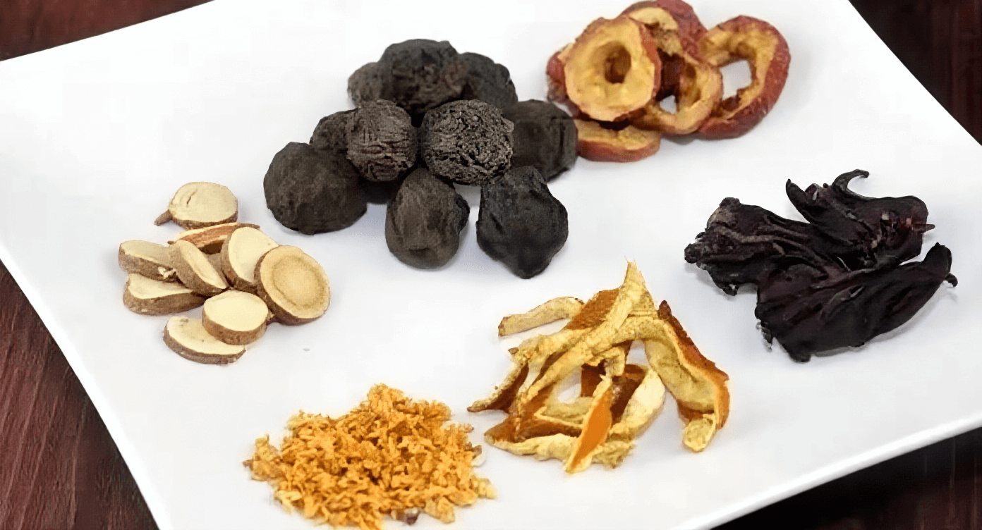 Common Uses of Dangshen, Fuling, Baizhu, Zhi Gancao, and Chenpi