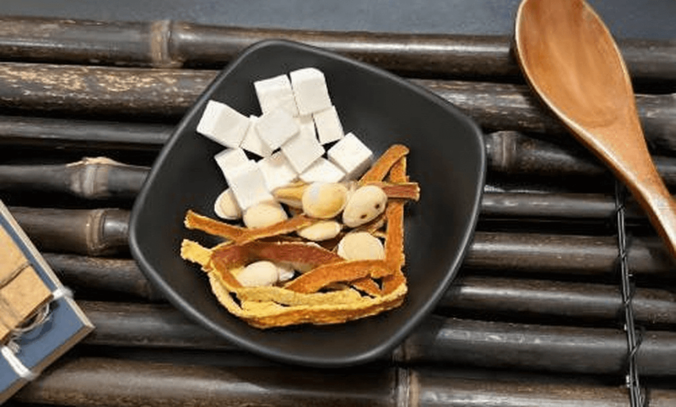 Efficacy of Poria, Fried Lentils, and Chenpi Water