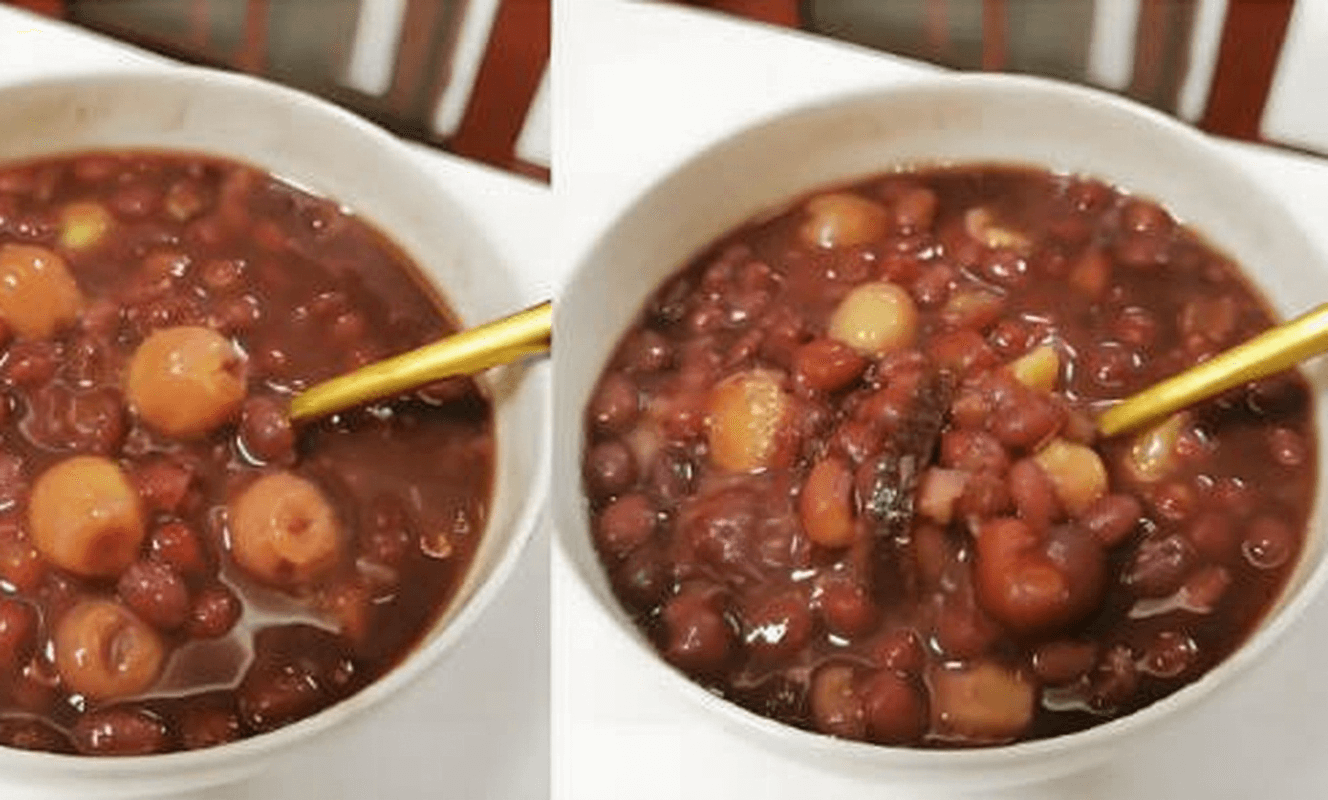 Red Bean Coix Seed and Dried Tangerine Peel Soup