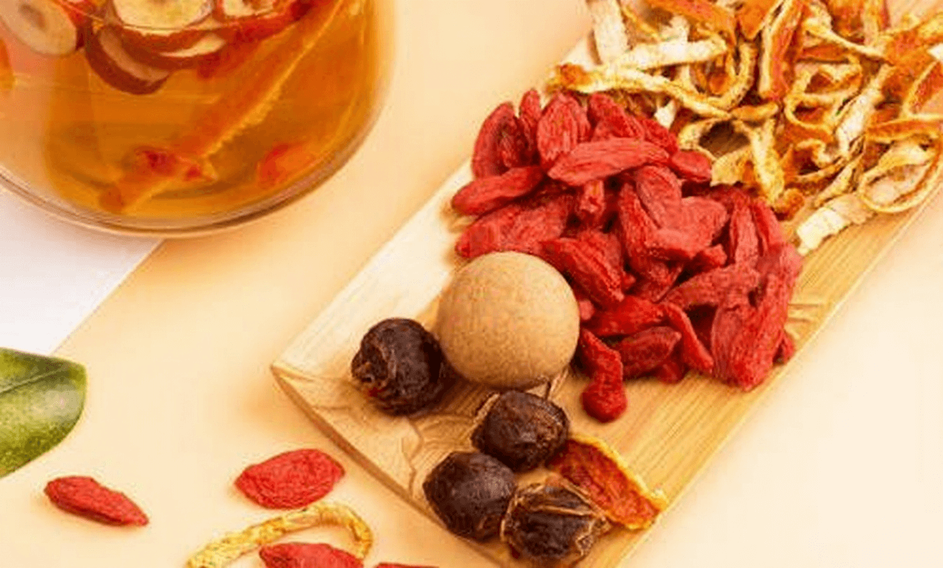 Eggs with Red Dates, Goji, Longan, and Chenpi: A Simple Pairing